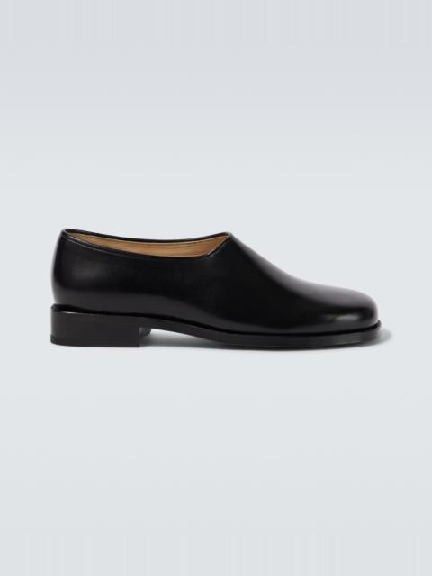 Lemaire Anatomic leather slip-on loafers