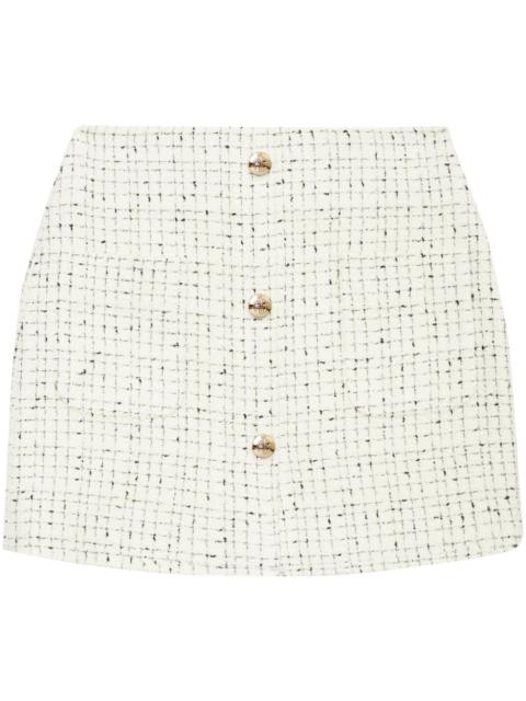 ANINE BING Mateo tweed miniskirt