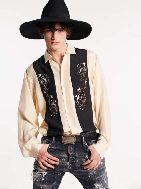 DSQUARED2 BOWLING DROPPED SHOULDER SHIRT