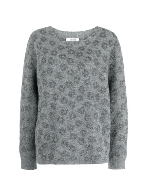 glittered wool jumper