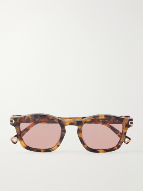 ORLEBAR BROWN The Davey Square-Frame Tortoiseshell Acetate Sunglasses