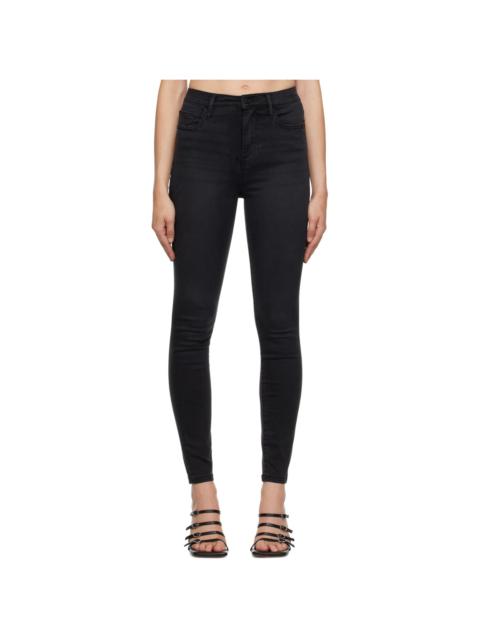 Black 'Le High Skinny' Jeans