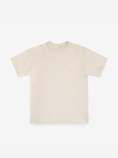 Iron Heart UTIL-NPDYE-REED UTILITEES - 5.5oz Loopwheel Crew Neck T-Shirt - Natural Pigment Dyed Reed