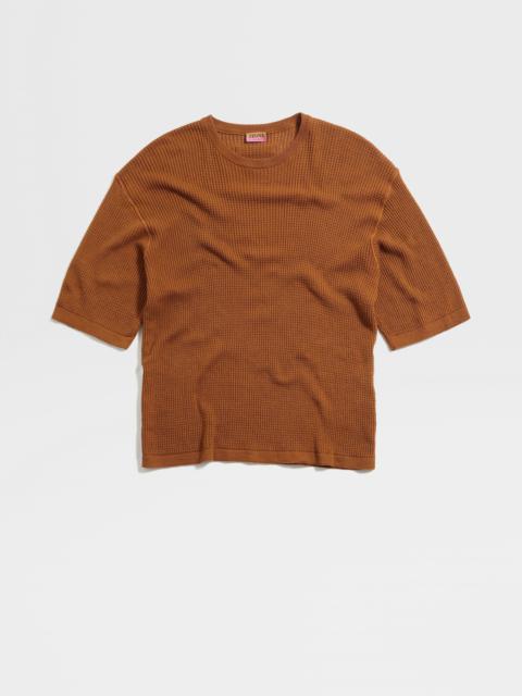 ZEGNA ZEGNA X THE ELDER STATESMAN COTTON AND CASHMERE T-SHIRT