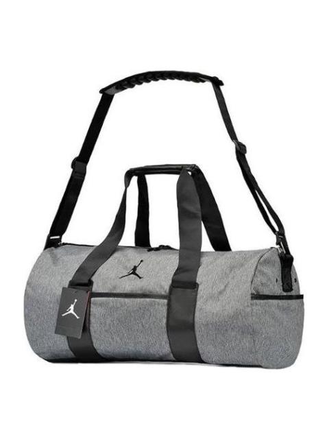 Jordan (WMNS) Air Jordan Large Capacity Outdoor Sports Gym Bag Travel Bag Bucket Bag Gray 'Grey Black' BA80