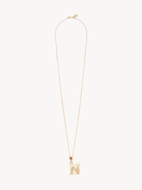 Chloé ALPHABET NECKLACE WITH PENDANT N