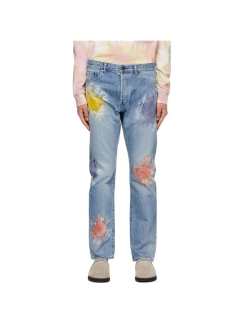 John Elliott Blue 'The Kane 2' Jeans