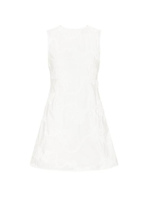 ROTATE flower flared mini dress