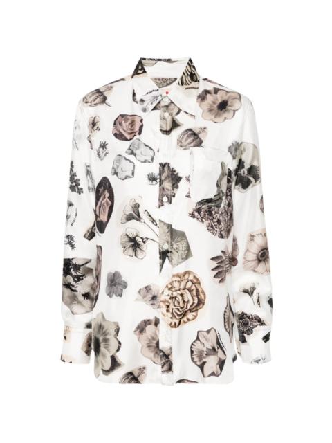 Marni floral-print silk shirt
