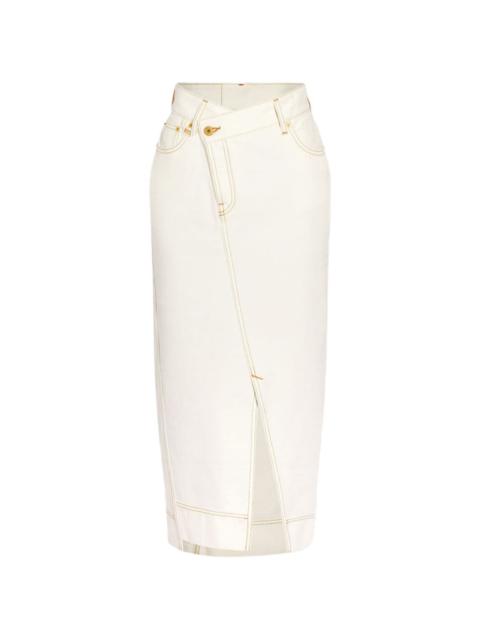 JACQUEMUS La jupe de-NÃ®mes midi skirt