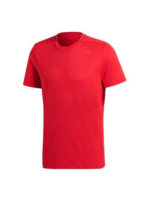 Men's adidas Running Short Sleeve Red T-Shirt BQ7270