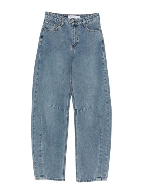 self-portrait seam-detail jeans