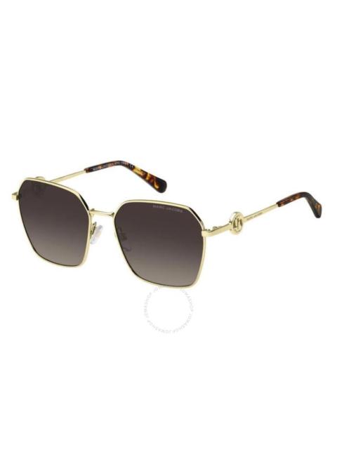 NEW MARC JACOBS SUNGLASSES BROWN WOMEN EYEWEAR MARC JACOBS MARC 729/S 006J HA Marc Jacobs Brown Square Ladies Sunglasses MARC 729/S 006J  main image 3