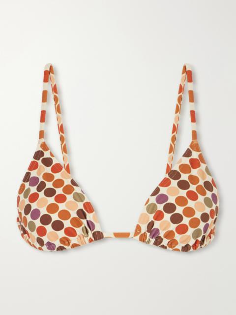 ERES Lou Lou Polka Dot Print Bikini Top