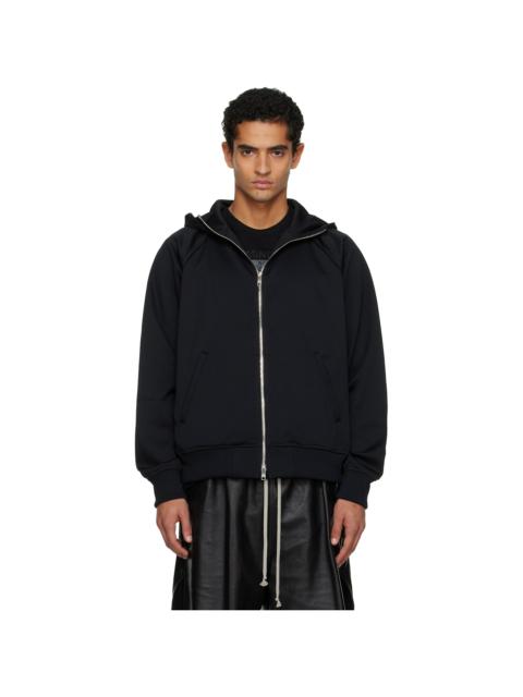 mastermind JAPAN Black Stitched Hooded Track Jacket