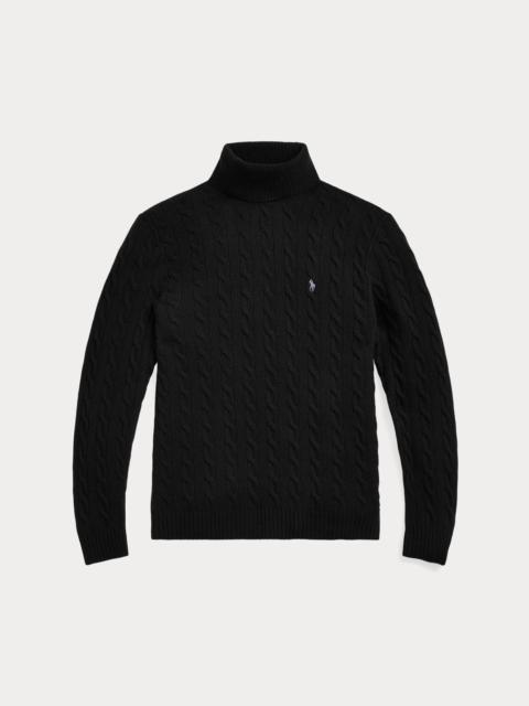 Polo Ralph Lauren Cable Wool-Cashmere Turtleneck Sweater