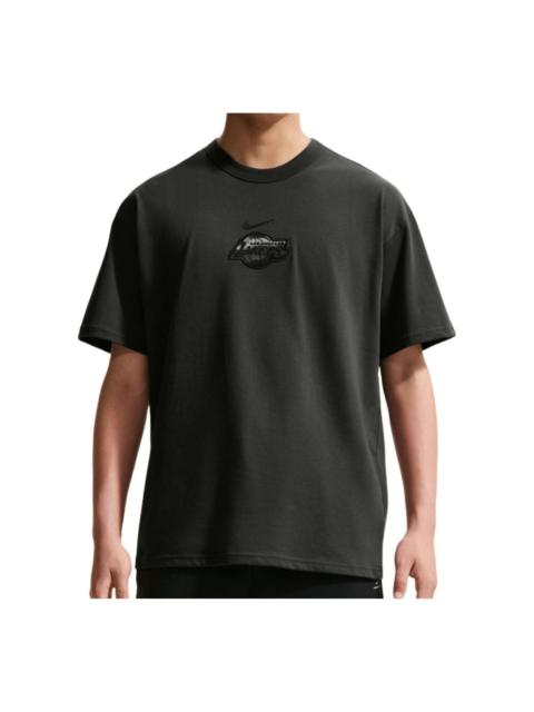 Nike Nike Los Angeles Lakers Courtside Premium Essential NBA T-Shirt 'Dark Smoke Grey' HQ9349-070