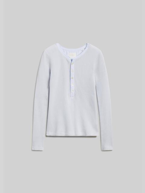 Citizens of Humanity Drea Waffle Henley In Pindary