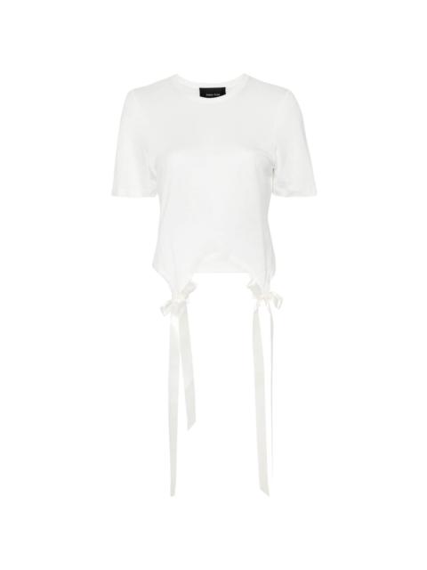 Simone Rocha bow-detail cotton T-shirt