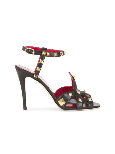 Valentino Studdy Brass Sandal