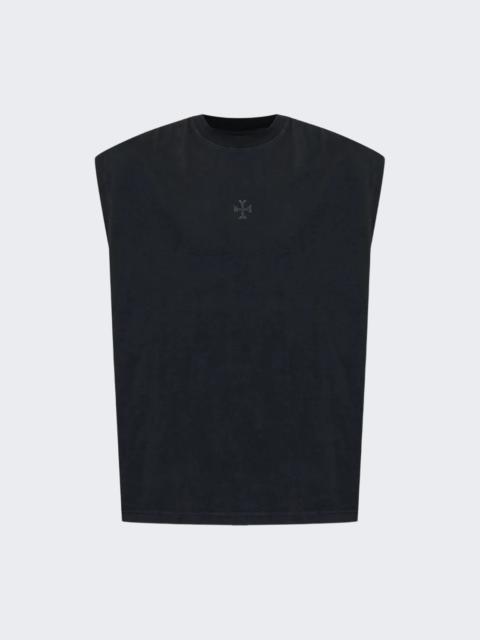 VETEMENTS Cross Logo Sleeveless Tee Black