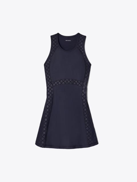TORY BURCH T Monogram Mesh Tank Dress