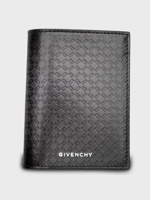 Givenchy LEATHER 72 MONOGRAM CARD HOLDER - DARK GREY
