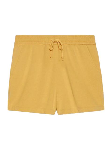 GUCCI The North Face x Gucci Web print cotton shorts