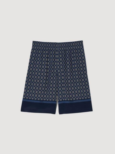 Sandro PATTERNED BERMUDA SHORTS