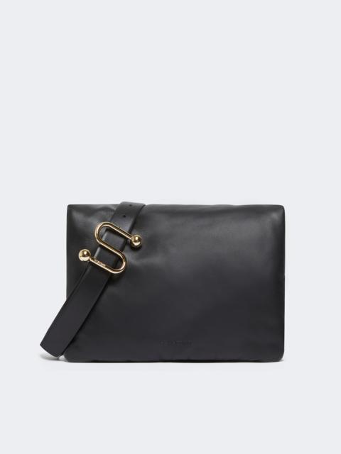 Sportmax SOFFY Padded nappa-leather Soffy Bag - BLACK