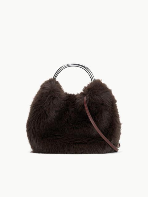 STAUD STAUD ROMEO FAUX FUR BAG ESPRESSO