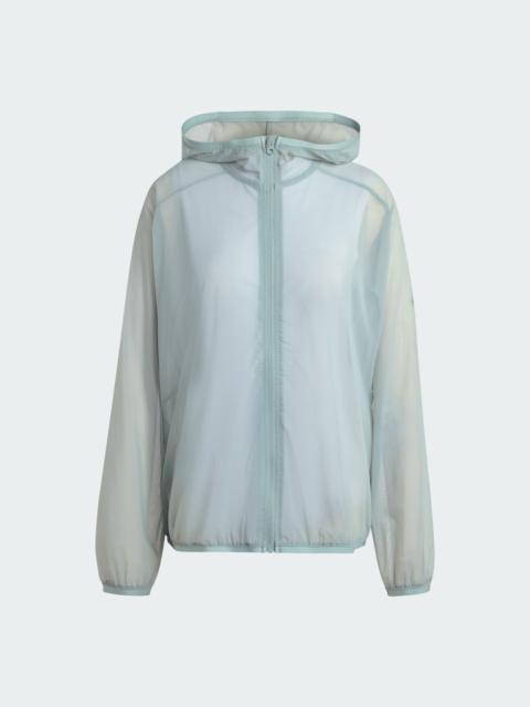 adidas Soft Lux Mesh Full-Zip Hoodie