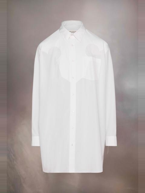 Cotton poplin shirt dress