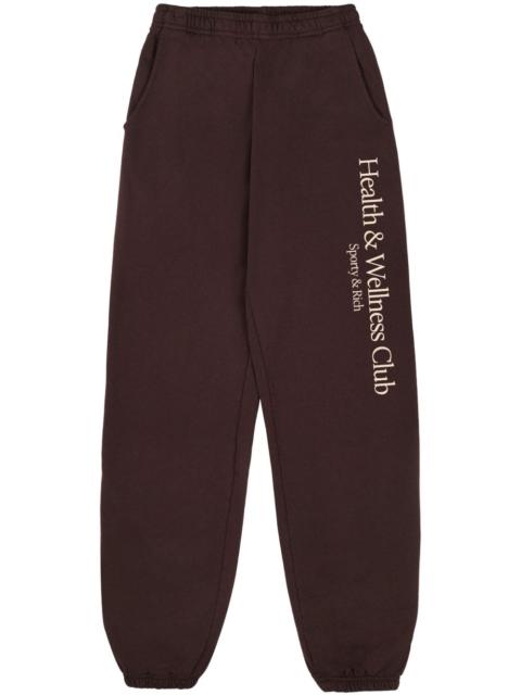 Sporty & Rich H&W Crest track pants