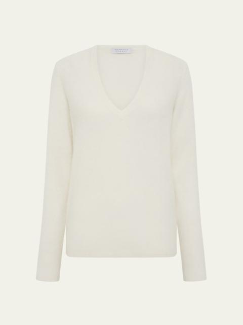 GABRIELA HEARST Vesper V-Neck Cashmere Sweater