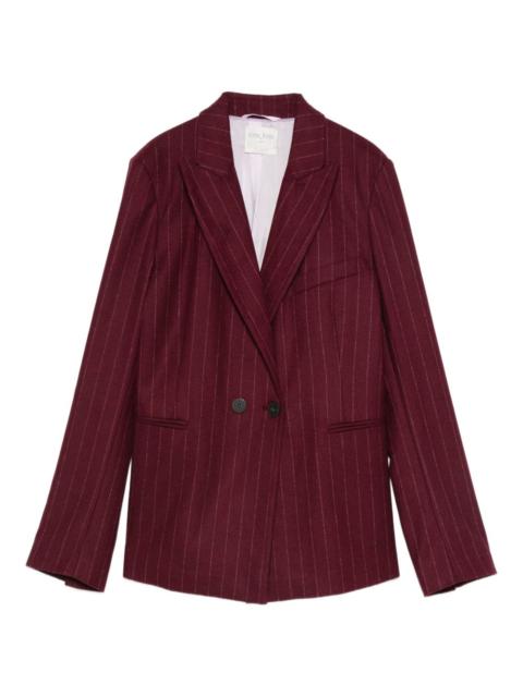 forte_forte pinstripe double-breasted blazer