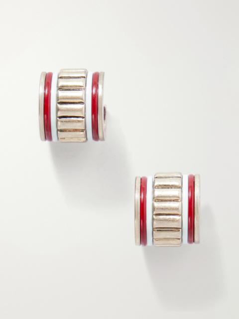 ROXANNE ASSOULIN The Crimp Chubby Gold-tone Earrings
