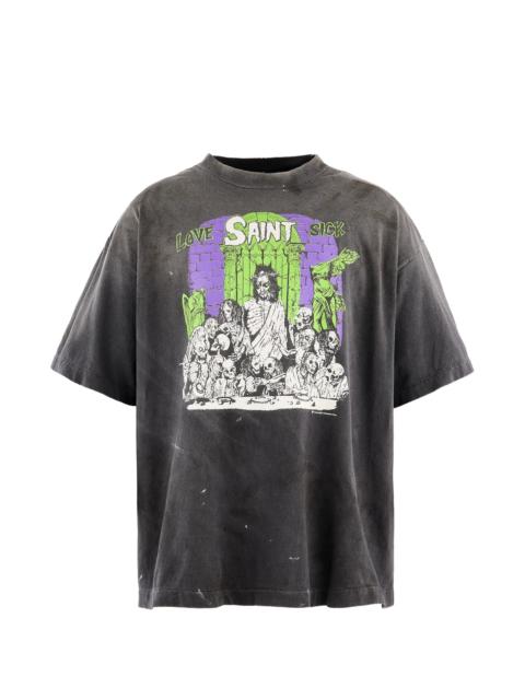 SAINT M×××××× Saint Mxxxxxx Love Sick Graphic-print T-shirt
