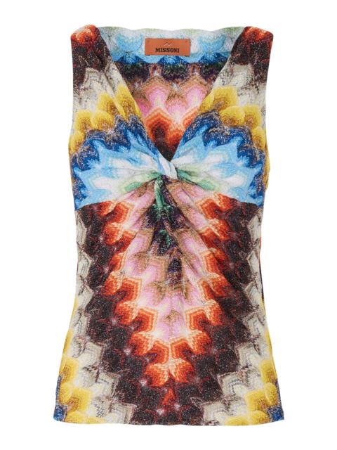 Missoni Twist Detail Raschel Tank Top multi