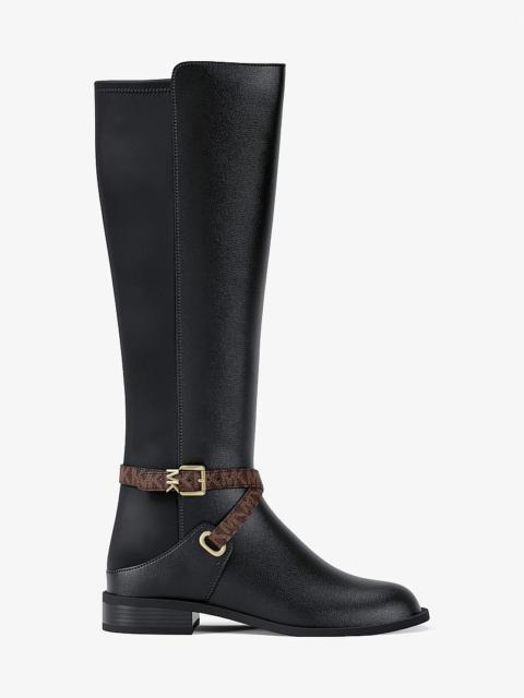 MICHAEL KORS Rachel Signature Logo Trim Boot