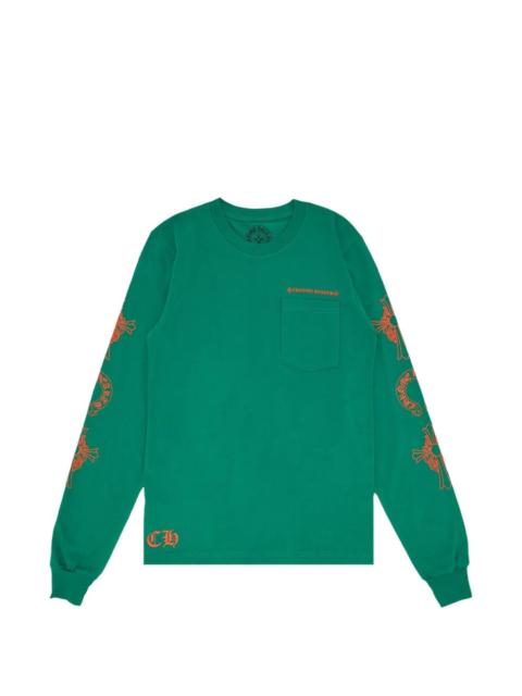 Chrome Hearts logo-embroidered long-sleeve T-shirt