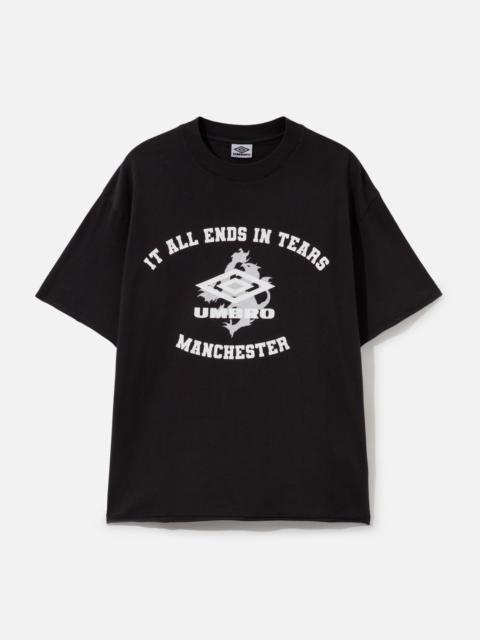 umbro SLAM JAM X UMBRO IT ALL ENDS IN TEARS T-SHIRT