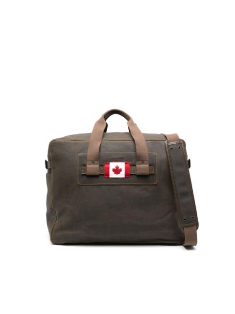 Canadian Flag appliquÃ© holdall bag