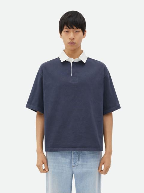 Bottega Veneta Relaxed Fit Washed-Out Jersey Polo