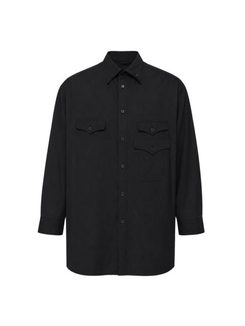Yohji Yamamoto 3 Flap Asymmetry Long Sleeve Shirt