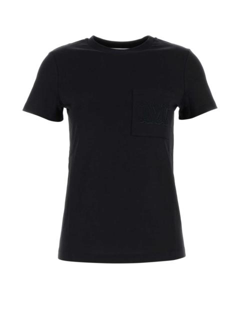 Max Mara Women Black Cotton Papaia T-Shirt