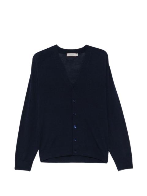 Canali button-up wool cardigan