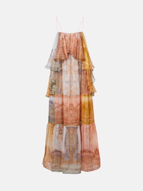 Zimmermann Como printed silk-blend maxi dress