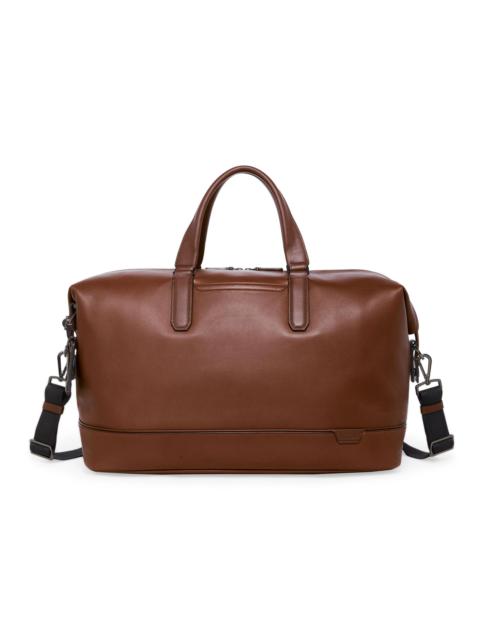 TUMI Men's Harrison Nelson Leather Duffel Bag - Cognac