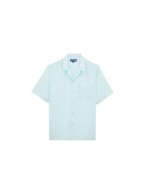 Vilebrequin Men Linen Shirt Natural Dye